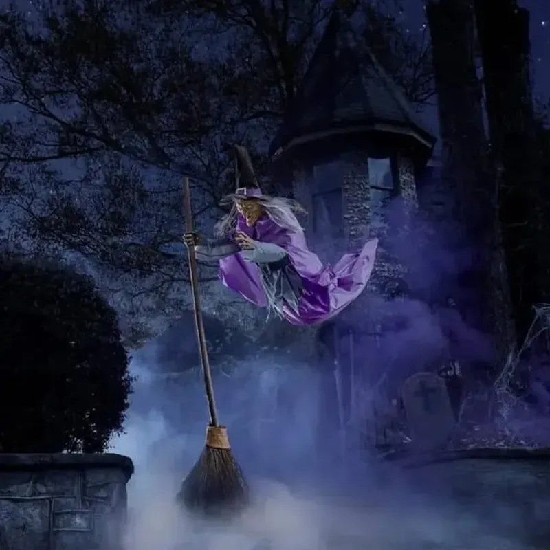 Flying Witch Halloween Decoration
